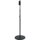 Gator Frameworks 12" Round Base Mic Stand with Deluxe One-Handed Clutch (2-Pack)