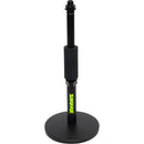 Shure by Gator Desktop Microphone Stand with 6" Round Base (Black, 2-Pack)