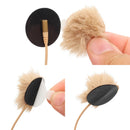 Remote Audio URSA Fur Circles Wind Covers (100-Pack, Beige)