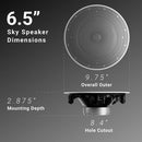 JUKE AUDIO 6.5" Sky In-Ceiling Speakers (Pair)