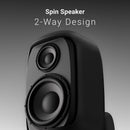 JUKE AUDIO Spin Outdoor Speakers (Pair, Black)