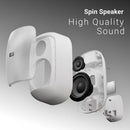 JUKE AUDIO Spin Outdoor Speakers (Pair, White)