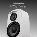 JUKE AUDIO Spin Outdoor Speakers (Pair, White)