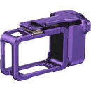 TELESIN Aluminum Street Shot Set for DJI Osmo Action 6 (Purple & Gold, Limited Edition)