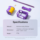 TELESIN Aluminum Street Shot Set for DJI Osmo Action 6 (Purple & Gold, Limited Edition)