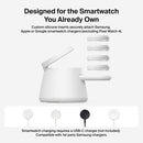 Belkin UltraCharge Modular 3-in-1 Qi2 25W Charging Dock (White)