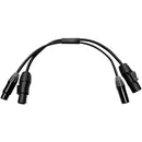 Elation Professional PDJ010 Power/Data Cable (10", 2-Pair)
