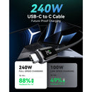 INIU Leopard Digital Display USB-C Cable (240W, 6.6')