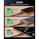 INIU Leopard Digital Display USB-C Cable (240W, 6.6')
