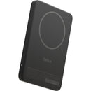 Belkin BoostCharge Slim Magnetic Power Bank with Stand (Black, 5000mAh)