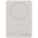 Belkin BoostCharge Slim Magnetic Power Bank with Stand (Sand, 5000mAh)