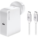 ALOGIC 60W USB-C Laptop / Macbook Wall Charger (White)