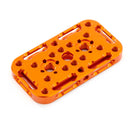 3 Legged Thing XPAND Cheese Plate (2 x 3.5", Orange)