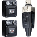 Xvive Audio U45R2 Wireless In-Ear Monitor System with Two Receivers (5.8 GHz, Black)