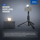 Neewer Entry Level Version PA987 Selfie Stick Tripod with Fill Light (67")