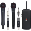 Xvive Audio M5D 2-Person Wireless Handheld Microphone System (5.8 GHz)