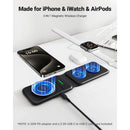 INIU WI222 SnapGo 3-in-1 15W Wireless Charging Pad