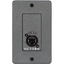 Obsidian WP1CAT6 NETRON CAT6 RJ45 Decora Wall Plate