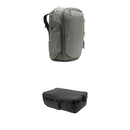 Peak Design Travel Backpack with Large Camera Cube V2 Kit (Sage, 45L)