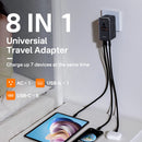 Tessan 205W Universal Travel Adapter (Black)