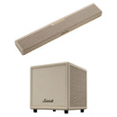 Marshall Heston 60 5.1-Channel Dolby Atmos Soundbar & Heston Sub 200 Subwoofer Kit (Cream/Cream)