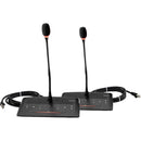 TELEVIC Confidea DMic 40 SL Gooseneck Microphone with D-Cerno D SL Discussion Unit (2-pack)