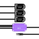 AUDIOROOT BCC Power Combining Cable with Three Battery Cups and TA4F Connector (With Telemetry)