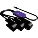 AUDIOROOT BCC Power Combining Cable with Three Battery Cups and TA4F Connector (With Telemetry)