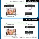 OREI HDMI ARC & S/PDIF Audio Extender Set (492')