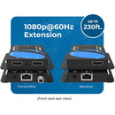 OREI HDMI 1080p Extender Set with IR and PoC (170')