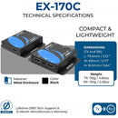 OREI HDMI 1080p Extender Set with IR and PoC (170')