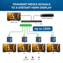 OREI 1x4 HDMI 4K Extender Splitter over Cat 6/7