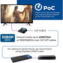 OREI 1x4 HDMI 4K Extender Splitter over Cat 6/7