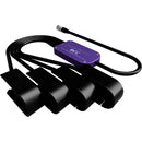 AUDIOROOT BCC Power Combining Cable with Four Battery Cups and HRS4 Connector (With Telemetry)