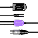 AUDIOROOT DYAD Power Combining Cable with Battery Cup, TA4M, and XLR-4F Connector (Without Telemetry)