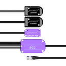 AUDIOROOT BCC Power Combining Cable with Two Battery Cups, USB-C, and HRS4 Connector (With Telemetry)