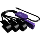 AUDIOROOT BCC Power Combining Cable with Three Battery Cups, USB-C, and TA4F Connector (With Telemetry)