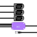AUDIOROOT BCC Power Combining Cable with Three Battery Cups and HRS4 Connector (With Telemetry)