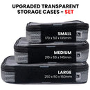 Filmsticks Small, Medium, and Large Thermoplastic Case Set (Black)