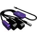 AUDIOROOT BCC Power Combining Cable with Two Battery Cups, USB-C, TA4M, and HRS4 Connector (With Telemetry)