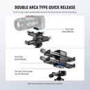 Neewer Pro 4-Way Arca-Type Macro Focusing Slide Rail
