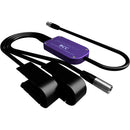 AUDIOROOT BCC Power Combining Cable with Two Battery Cups, TA4M, and TA4F Connector (With Telemetry)