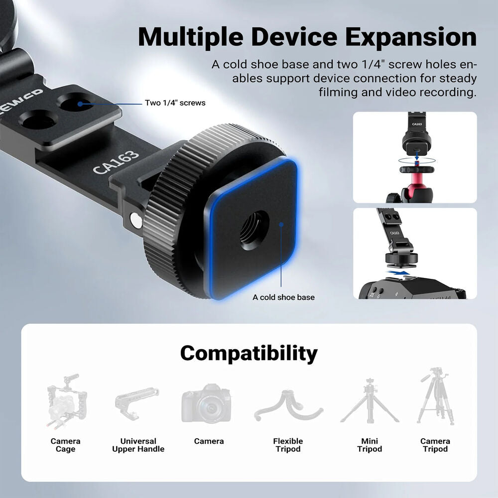 Buy in India Neewer CA163 Magnetic Tripod Phone Mount Adapter with Col ...