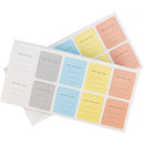 JJC Memory Card Label Stickers (120-Pack)