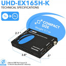 OREI 4K HDMI 2.0 Extender Set with IR Control (165')