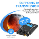 OREI 4K HDMI 2.0 Extender Set with IR Control (165')