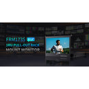 FeelWorld FRM173S 17.3" Pullout 3G-SDI/HDMI 4K Rackmount Monitor (1 RU)