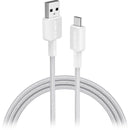 Anker 322 PowerLine USB-C to USB-A Cable (6', White)