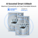 ASUS RT-BE59 BE5000 Wireless Dual-Band Multi-Gig Router