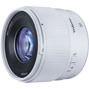 Yongnuo 50mm f/1.8S DA Lens (Sony E, White)